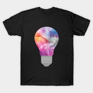 Pink Galaxy Bulb T-Shirt